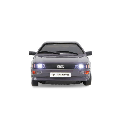 Audi quattro 1980 Onroad/Drift s gyroskopom, pohon 4WD, mierka 1:28, RTR, grafitovo šedá