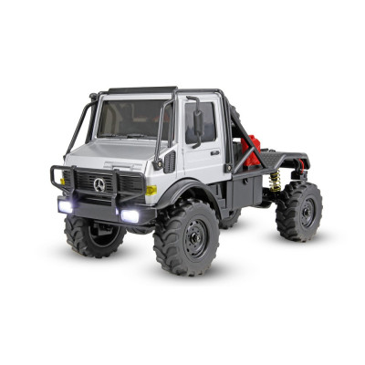 Mini RC kovový traktor s cisternovým návěsem 1:64 - zelený