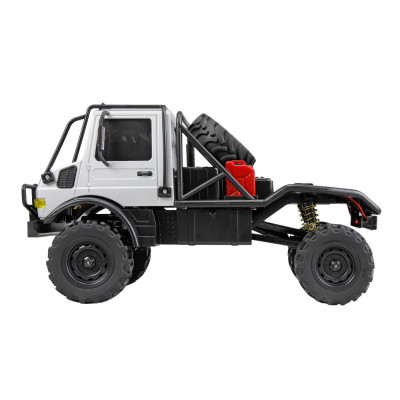 Mini RC kovový traktor s cisternovým návěsem 1:64 - zelený