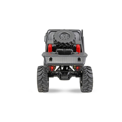 Mini RC kovový traktor s cisternovým návěsem 1:64 - zelený
