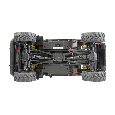 Mini RC kovový traktor s cisternovým návěsem 1:64 - zelený