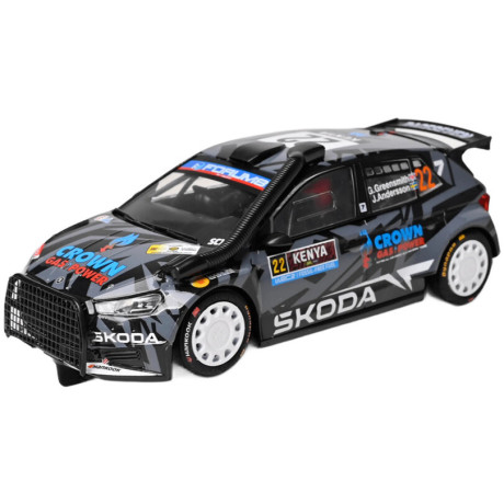 SCX Classic Škoda Fabia RS Rally2 Greensmith Kenya 25