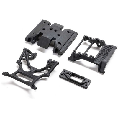 Axiális szervo tartó, csúszótalp, kereszttartó: SCX10 III HP