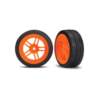 Komplett első kerekek a Traxxas 4-Tec 2.0 RC autó modellekhez. Narancssárga osztott küllős kerekek Response abroncsokkal (2 db a csomagban). ø53x26 mm-es kerékméret. Teljes méret ø65x26 mm. A hordozó 12 mm-es hatszögletű, 14 mm-es eltolással. 