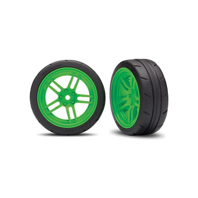 4-Tec 2.0: Přední kola 1.9" split-spoke zelené (2)