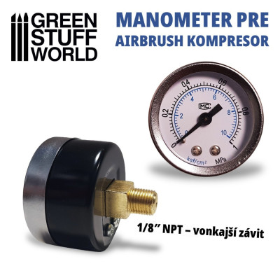 Airbrush Compressor Pressure Gauge / Manometer kompresora pre airbrush