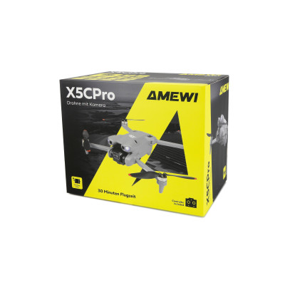 AMXFlight X5CPro Brushless Drone with Camera & LCD Remote Control