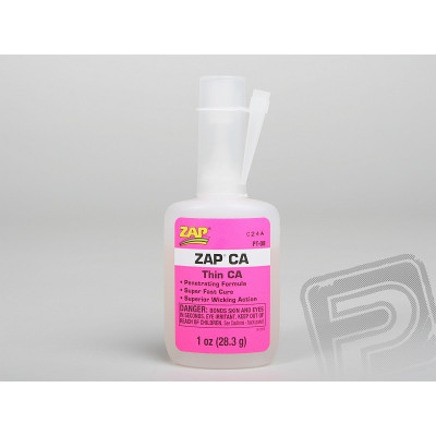 ZAP CA 28,3g (1oz.) řídké vteř.lepidlo
