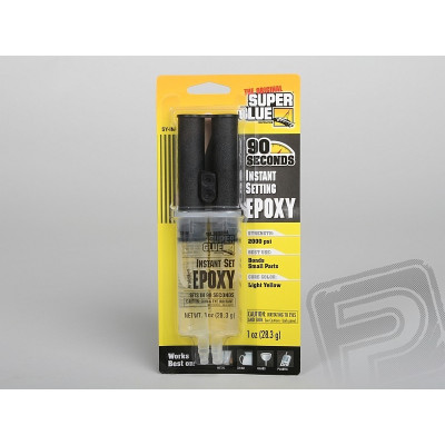 Super Glue EPOXY Instant set 28,3g (1oz) 90s epoxy v dávkovači