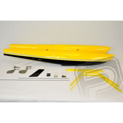 84” Turbo Bushmaster plováky sada – žlutá/černá