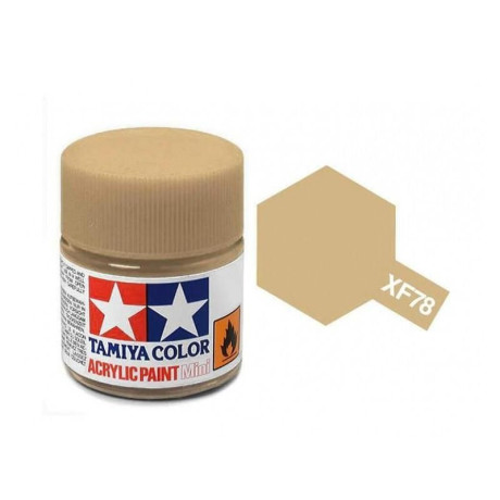 81778 XF-78 Flat Wooden Deck Tan Tamiya Color Acrylic Paint 10ml