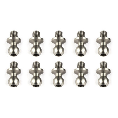 Kulové čepy 3,25mm, dlouhý krk, 10 ks.