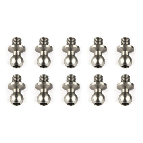 Kulové čepy 3,25mm, dlouhý krk, 10 ks.