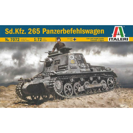 Model Kit military 7072 - SD. KFZ. 265 PANZERBEFEHLSWAGEN (1:72)