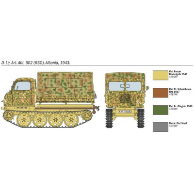 Model Kit military 6549 - STEYR RSO/01 with GERMAN SOLDIERS (1:35)