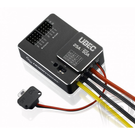 UBEC-25A-HV stabilizátor napájení 5,0/6,0/7,4/8,4 V 25A