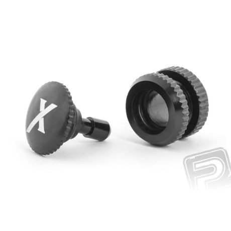 Tankovací ventil (X logo), černý