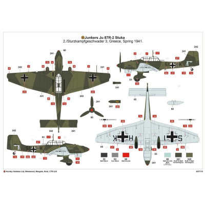 Classic Kit letadlo A07115 - Junkers JU87B-2/R-2 (1:48)