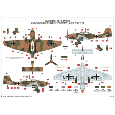 Classic Kit letadlo A07115 - Junkers JU87B-2/R-2 (1:48)