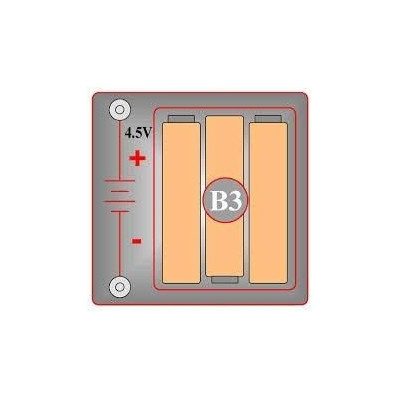 B3 (6SCB3) Držák na baterie (3x 1,5V AA)