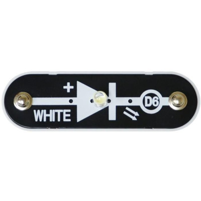 D6 (6SCD6) LED Dioda, svítící bíle II