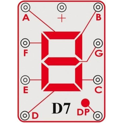 D7 (6SCD7) Sedmisegmentový LED displej
