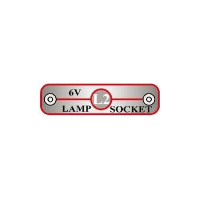 L2 (6SCL2) 6V objímka lampy pro žárovku 6,2V