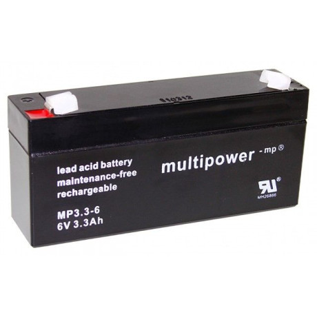 Pb akumulátor MULTIPOWER 6V/3,2Ah