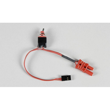 Přijímačový vypínač s FG G2 konektorem/JR-Graupner konektorem 1ks.