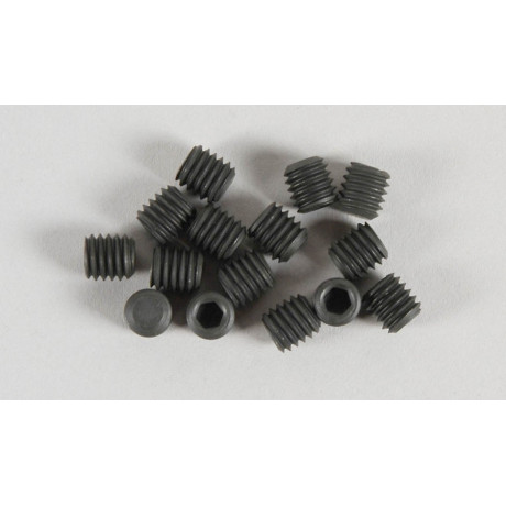 Imbusové červíky, M6x6mm, 15ks.