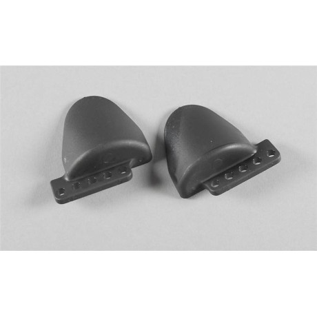 Ochrana olejových tlumičů pravý/levý černé provedení, 2 ks.