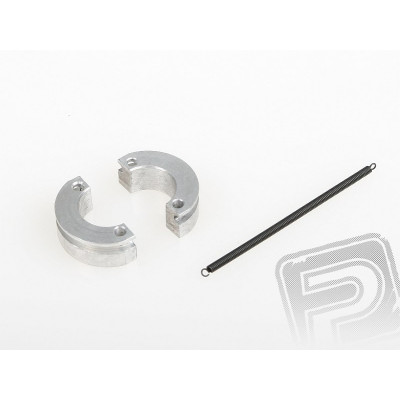 Obložení + pružina spojky, sada (Alu)