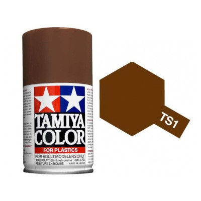 85001 TS 1 Red Brown Tamiya Color 100ml (Acrylic Spray Paint)