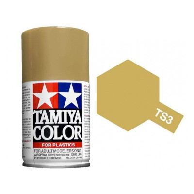 85003 TS 3 Dark Yellow Tamiya Color 100ml (Acrylic Spray Paint)