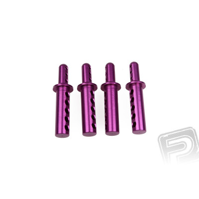 Držák/sloupky karoserie – Monster, 4ks. (ALU) - fialové