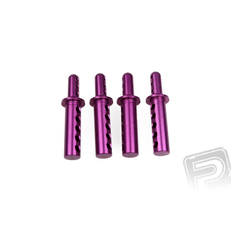 Držák/sloupky karoserie – Monster, 4ks. (ALU) - fialové