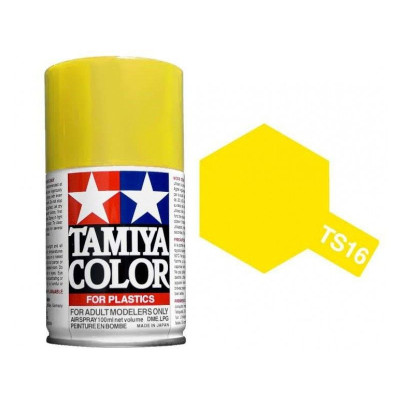 85016 TS 16 Yellow Gloss Tamiya Color 100ml (Acrylic Spray Paint)