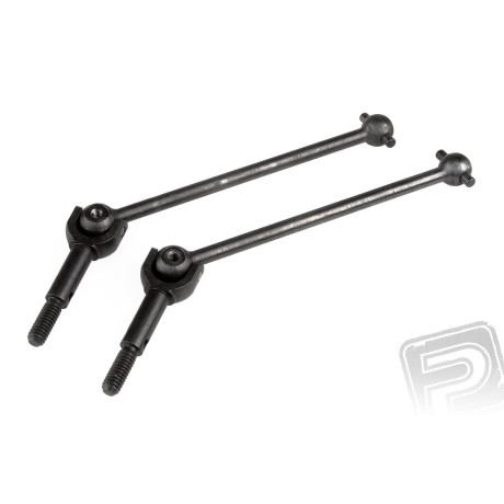 Hliníkové přední/zadní poloosy pro SC/XB (2 ks)