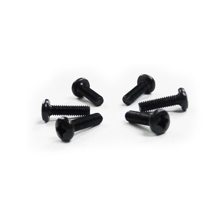 M3x11mm šrouby s kulatou hlavou (6ks.)