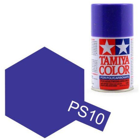 Tamiya Color PS-10 Purple Polycarbonate Spray 100ml