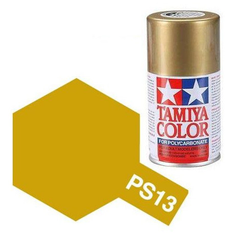 Tamiya Color PS-13 Gold Polycarbonate Spray 100ml