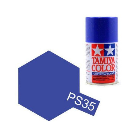 Tamiya Color PS-35 Blue-Violet Polycarbonate Spray 100ml