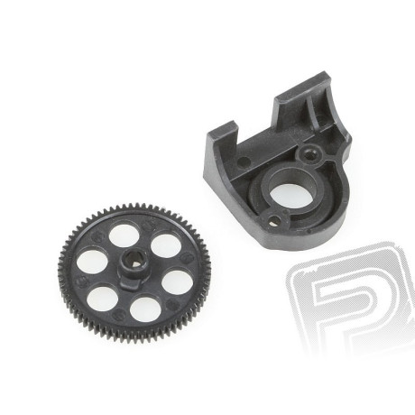 Hlavní ozubené kolo 69Z + držák motoru - sada