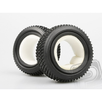 Gumy samotné s vložkou, BUGGY (Mega E) 1:10 přední, 2ks