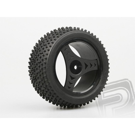 Gumy zadní nalepené 1:10, OFF ROAD, 2ks.