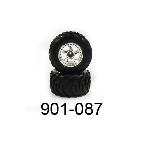 Kolo kompletní chrom (2 ks)