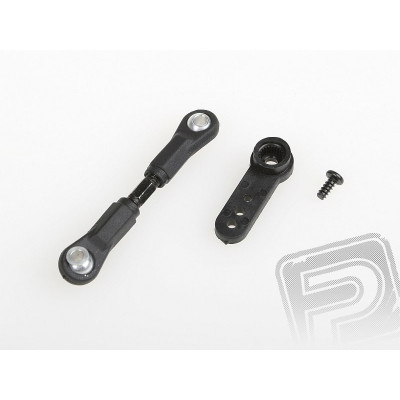 Páka a táhlo serva řízení