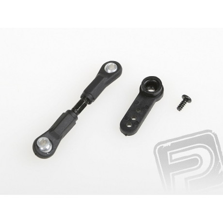 Páka a táhlo serva řízení