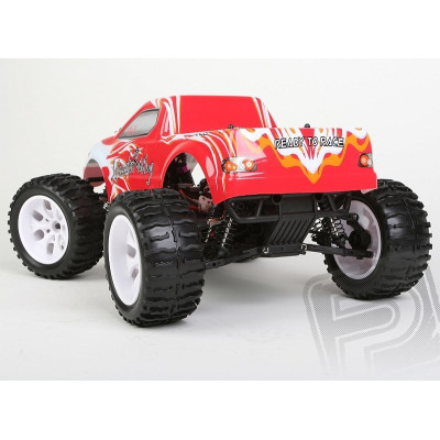 HiMOTO Monster Truck EMXT-1 1:10 elektro RTR set 2,4GHz červená