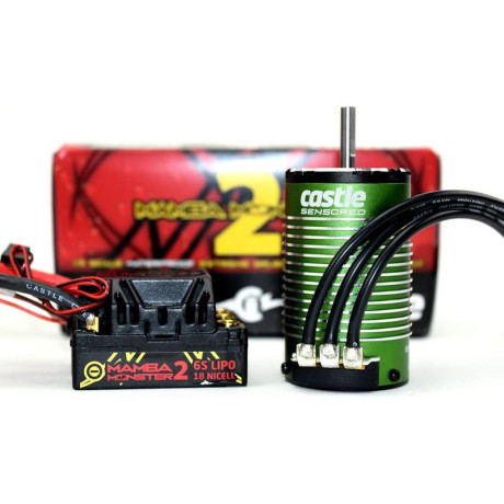 Castle motor 1512 2650ot/V senzored s reg. Mamba Monster 2